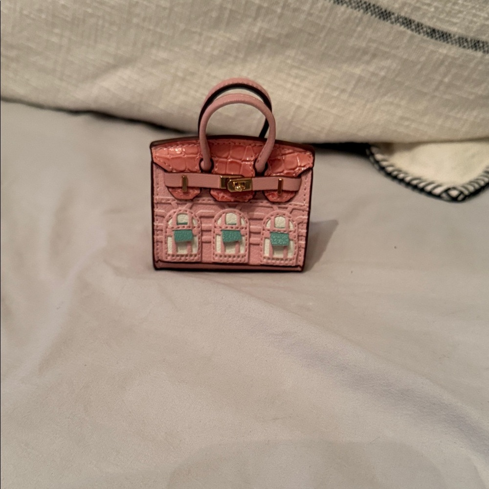 Pink handbag bag charm new